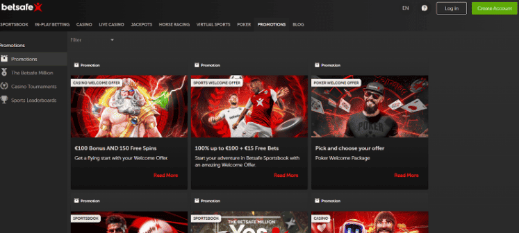 Betsafe bonus