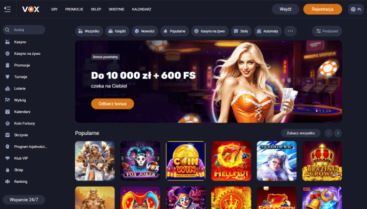 Vox Casino Bonus